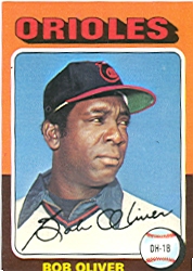 1975 Topps Mini Baseball Cards      657     Bob Oliver